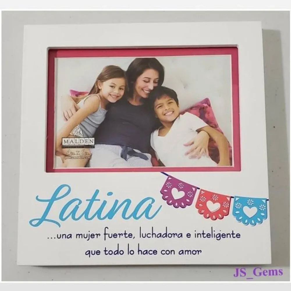 New Latina White 4X6 Picture Frame